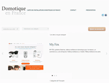 Tablet Screenshot of annuaire-domotique.com